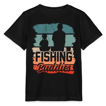 Amis de la pêche Ami de la pêche Ami de la pêche - T-shirt bio MINI CREATOR Stanley/Stella Enfant - noir - Devant - Mikhail (115cm)