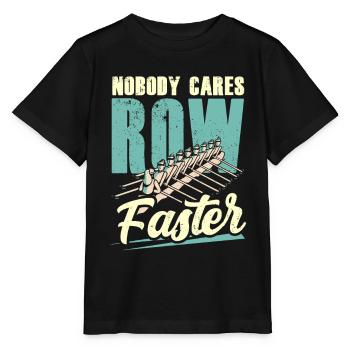 No one cares about the rudder of fast motivation - Stanley/Stella MINI CREATOR Kids’ T-Shirt - black - Front - Mikhail (115cm)