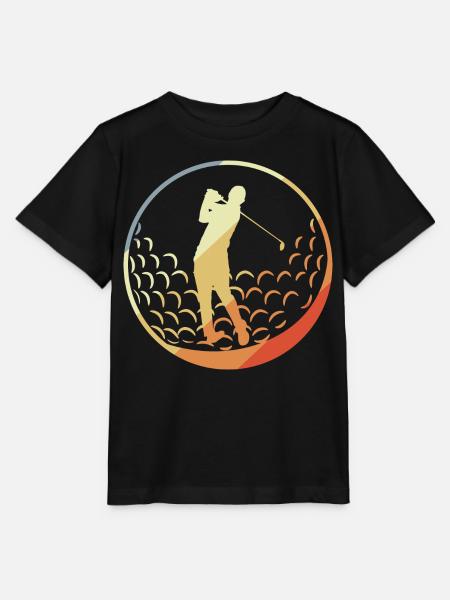 Golfspieler - Stanley/Stella Kinder T-Shirt MINI CREATOR - Schwarz
