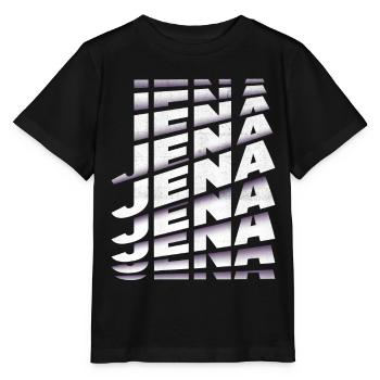 Jena Allemagne City Font Skyline Accueil - T-shirt bio MINI CREATOR Stanley/Stella Enfant - noir - Devant - Mikhail (115cm)