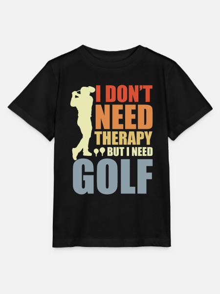 Lustiger Golf Witz - Stanley/Stella Kinder T-Shirt MINI CREATOR - Schwarz