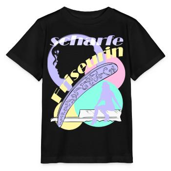 Hot Hairdresser Coiffeur Coiffeur Femme Chef Professions - T-shirt bio MINI CREATOR Stanley/Stella Enfant - noir - Devant - Mikhail (115cm)