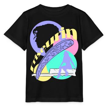 Coiffeur Rasoir Femme Tête Silhuoette - T-shirt bio MINI CREATOR Stanley/Stella Enfant - noir - Devant - Mikhail (115cm)