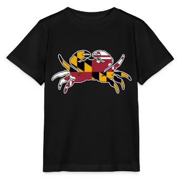 Crabe Cadeau Crevettes Crabe Homard Scorpion - T-shirt bio MINI CREATOR Stanley/Stella Enfant - noir - Devant - Mikhail (115cm)
