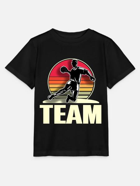 Handball Handballer Team - Stanley/Stella Kinder T-Shirt MINI CREATOR  - Schwarz