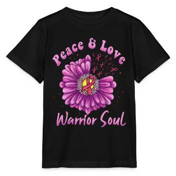 Brustkrebs Geschenk Breast Cancer Krebs Rosa - Stanley/Stella Kinder T-Shirt MINI CREATOR  - Schwarz - Vorne - Mikhail (115cm)