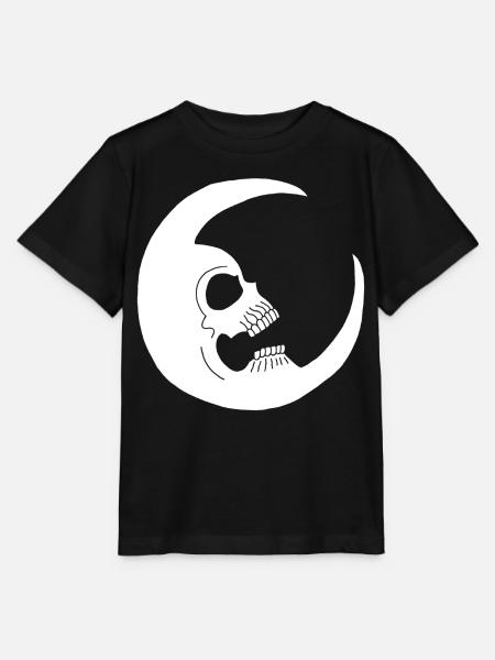 Mondschädel - Stanley/Stella Kinder T-Shirt MINI CREATOR  - Schwarz