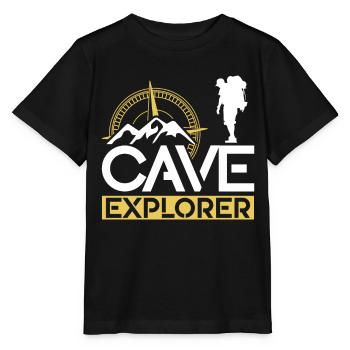 Höhlenforscher Caving Cave Höhlenwandern Höhle - Stanley/Stella Kinder T-Shirt MINI CREATOR  - Schwarz - Vorne - Mikhail (115cm)