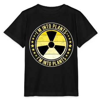 Ingénieur nucléaire Technicien nucléaire Je suis dans les centrales - T-shirt bio MINI CREATOR Stanley/Stella Enfant - noir - Devant - Mikhail (115cm)
