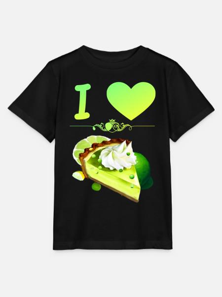 I Love Key Lime Pie - Stanley/Stella Kinder T-Shirt MINI CREATOR - Schwarz