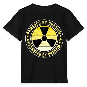 Ingénieur nucléaire Technicien nucléaire propulsé à l’uranium - T-shirt bio MINI CREATOR Stanley/Stella Enfant - noir - Devant - Mikhail (115cm)