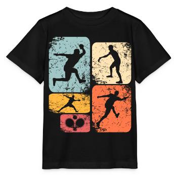 Ping-pong - T-shirt bio MINI CREATOR Stanley/Stella Enfant - noir - Devant - Mikhail (115cm)