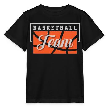 Basketball Basketballer Team - Stanley/Stella MINI CREATOR Kids’ T-Shirt - black - Front - Mikhail (115cm)