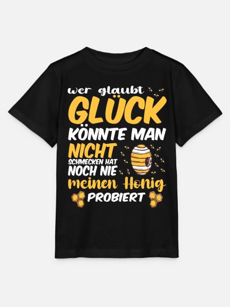 Bienenzucht und Honig - Stanley/Stella Kinder T-Shirt MINI CREATOR  - Schwarz