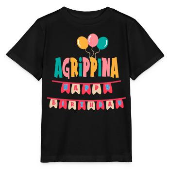 Agrippina t-shirt joyeux anniversaire joyeux anniversaire - T-shirt bio MINI CREATOR Stanley/Stella Enfant - noir - Devant - Mikhail (115cm)