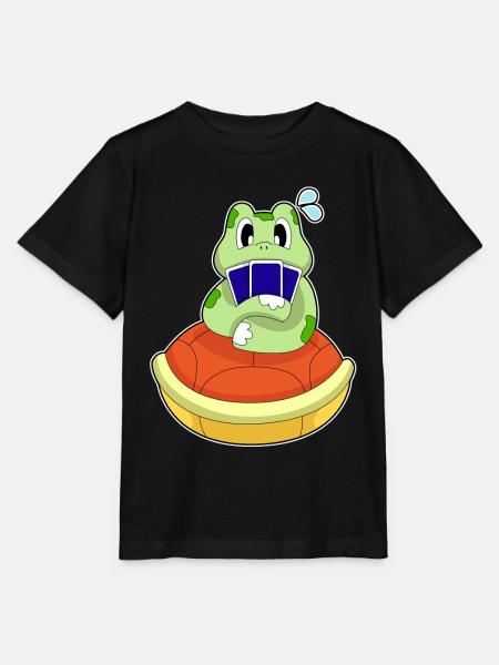 Schildkröte Poker Pokerkarten - Stanley/Stella Kinder T-Shirt MINI CREATOR - Schwarz