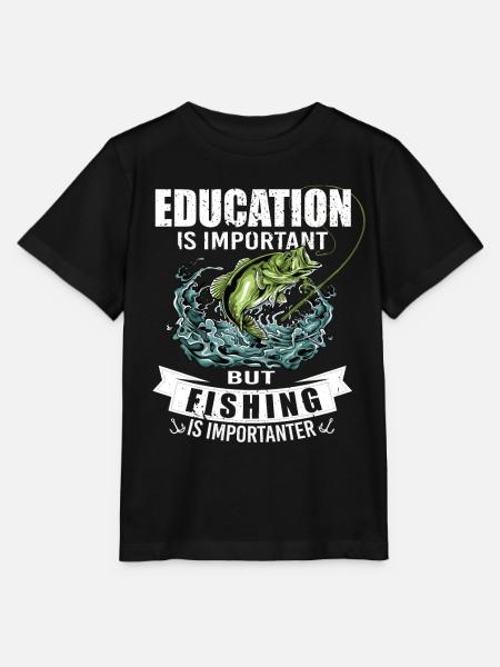 Unique idea for Fishing - Stanley/Stella Kinder T-Shirt MINI CREATOR - Schwarz