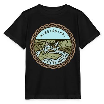 Mississippi, United States - Stanley/Stella MINI CREATOR Kids’ T-Shirt - black - Front - Mikhail (115cm)