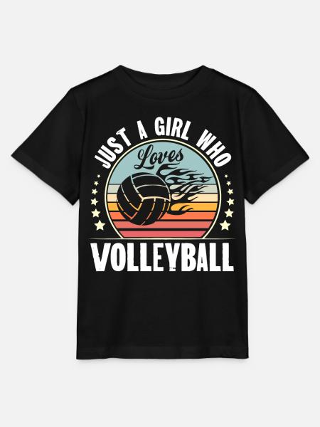 Volleyball - Stanley/Stella Kinder T-Shirt MINI CREATOR - Schwarz