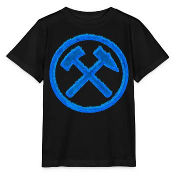 Extraction de marteaux et de maillets Cadeau de charbon Schalke - T-shirt bio MINI CREATOR Stanley/Stella Enfant - noir - Devant - Mikhail (115cm)
