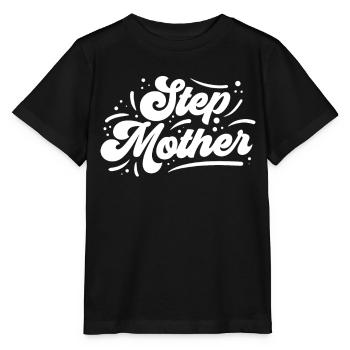 stepmother Stepmother foster mother - Stanley/Stella MINI CREATOR Kids’ T-Shirt - black - Front - Mikhail (115cm)