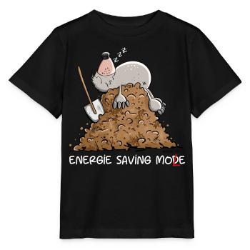 Lazy Mole I Foul Throw Pun I Chill - Stanley/Stella MINI CREATOR Kids’ T-Shirt - black - Front - Mikhail (115cm)