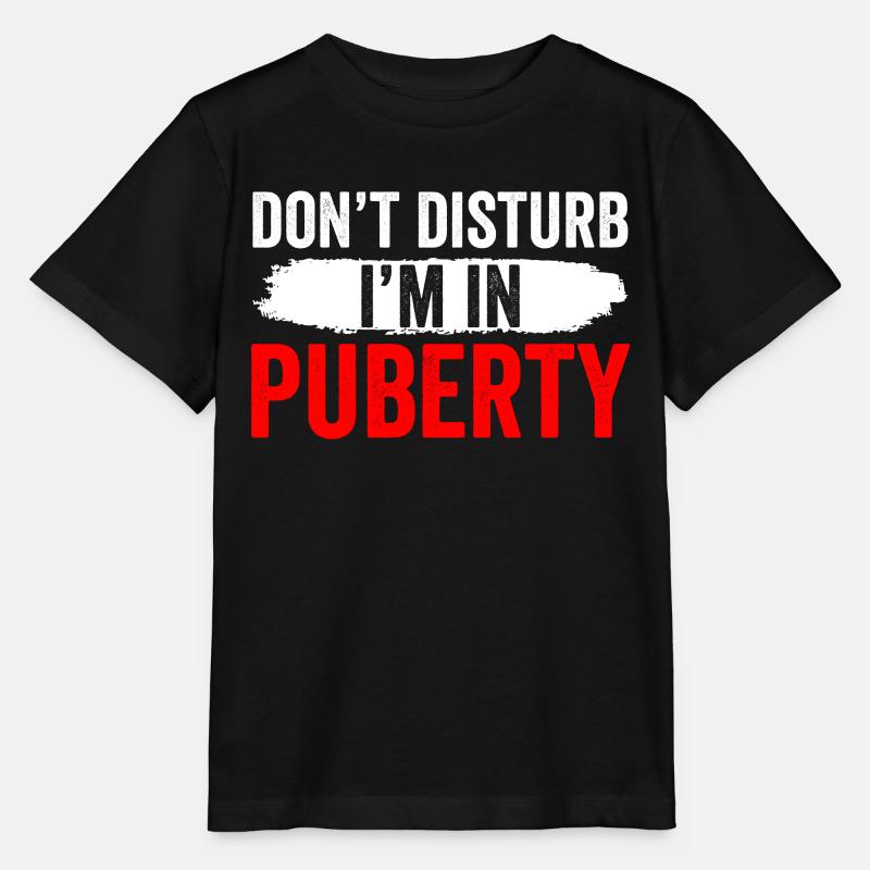 Bitte Nicht Stören: Ich Bin In Der Pubertät - Stanley/Stella Kinder T-Shirt MINI CREATOR - Schwarz