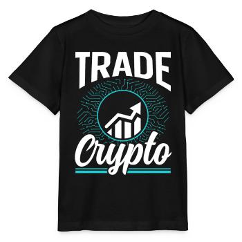 Trade Crypto Trader Trading Crypto Trade - Stanley/Stella MINI CREATOR Kids’ T-Shirt - black - Front - Mikhail (115cm)
