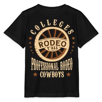 Universitäten Rodeo - Stanley/Stella Kinder T-Shirt MINI CREATOR  - Schwarz - Vorne - Mikhail (115cm)