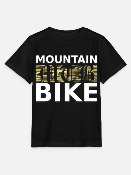 MTB Mountainbike Radsport - Stanley/Stella Kinder T-Shirt MINI CREATOR - Schwarz