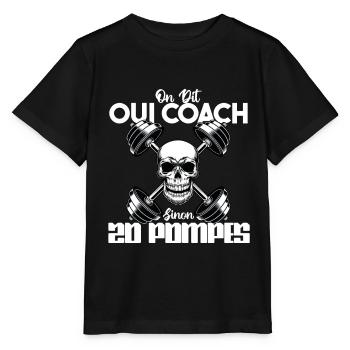 Citation entraineur humour. on dit oui coach.Coach - T-shirt bio MINI CREATOR Stanley/Stella Enfant - noir - Devant - Mikhail (115cm)