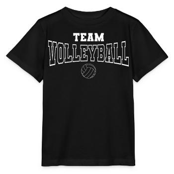 Volleyball Team - Stanley/Stella MINI CREATOR Kids’ T-Shirt - black - Front - Mikhail (115cm)