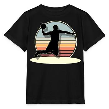 Basketball Basketballer - Stanley/Stella Kinder T-Shirt MINI CREATOR  - Schwarz - Vorne - Mikhail (115cm)