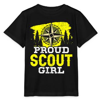 Fiers scouts du camp du clan scout - T-shirt bio MINI CREATOR Stanley/Stella Enfant - noir - Devant - Mikhail (115cm)
