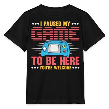Niveau 40 Déverrouillé - T-shirt bio MINI CREATOR Stanley/Stella Enfant - noir - Devant - Mikhail (115cm)