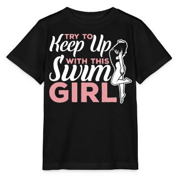 Swimmer - Stanley/Stella MINI CREATOR Kids’ T-Shirt - black - Front - Mikhail (115cm)