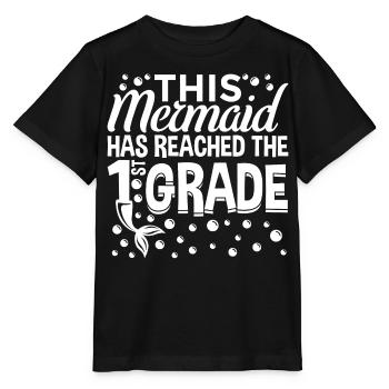 Schülerin 1. Klasse - Stanley/Stella Kinder T-Shirt MINI CREATOR  - Schwarz - Vorne - Mikhail (115cm)
