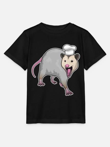 Beutelratte Koch Kochmütze Kochen - Stanley/Stella Kinder T-Shirt MINI CREATOR - Schwarz