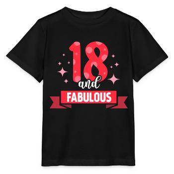 18 Und Fabelhaft Geburtstag Achtzehn Feier - Stanley/Stella Kinder T-Shirt MINI CREATOR  - Schwarz - Vorne - Mikhail (115cm)