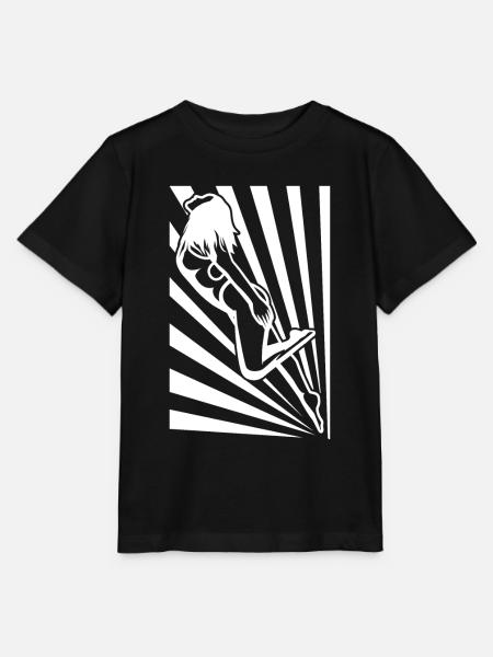 Schwimmer Mädchen - Stanley/Stella Kinder T-Shirt MINI CREATOR - Schwarz