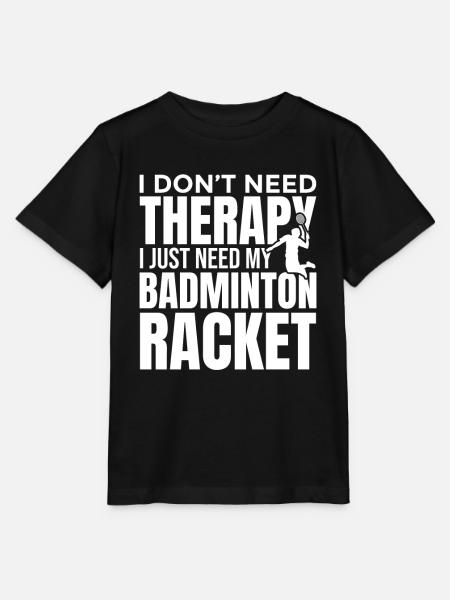 Lustiger Badminton Witz - Stanley/Stella Kinder T-Shirt MINI CREATOR  - Schwarz
