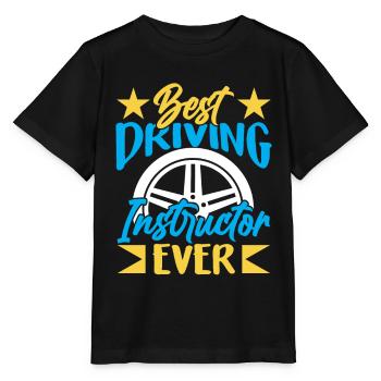 Best driving instructor ever profession driving school - Stanley/Stella MINI CREATOR Kids’ T-Shirt - black - Front - Mikhail (115cm)