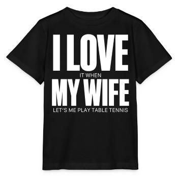 Ping-pong - T-shirt bio MINI CREATOR Stanley/Stella Enfant - noir - Devant - Mikhail (115cm)