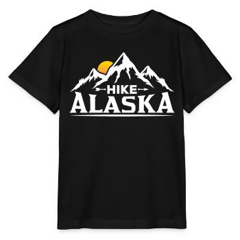 Wanderungen In Alaska Wanderung Wanderer Wandern - Stanley/Stella Kinder T-Shirt MINI CREATOR  - Schwarz - Vorne - Mikhail (115cm)