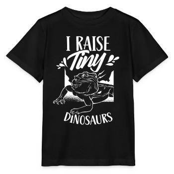Ich Ziehe Winzige Dinosaurier Auf Bearded Dragon - Stanley/Stella Kinder T-Shirt MINI CREATOR  - Schwarz - Vorne - Mikhail (115cm)