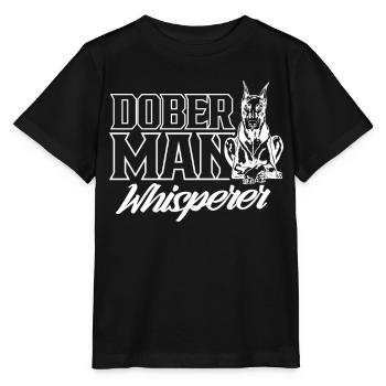 Doberman Whisperer Doberman Doberman Chiens - T-shirt bio MINI CREATOR Stanley/Stella Enfant - noir - Devant - Mikhail (115cm)