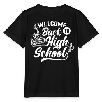 Welcome back to High School Teacher School - Stanley/Stella MINI CREATOR Kids’ T-Shirt - black - Front - Mikhail (115cm)