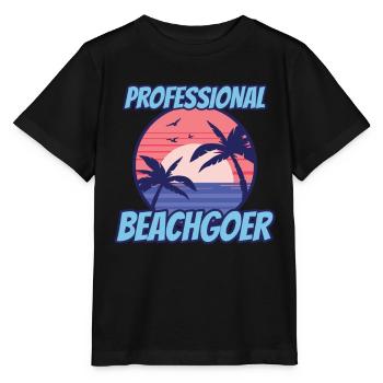 Professional Beachgoer Holiday Beach Beach - Stanley/Stella MINI CREATOR Kids’ T-Shirt - black - Front - Mikhail (115cm)