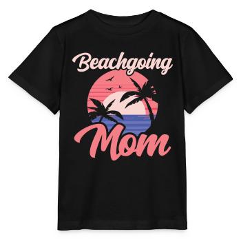 Beach visit Mother Beach Beach Beach holiday - Stanley/Stella MINI CREATOR Kids’ T-Shirt - black - Front - Mikhail (115cm)