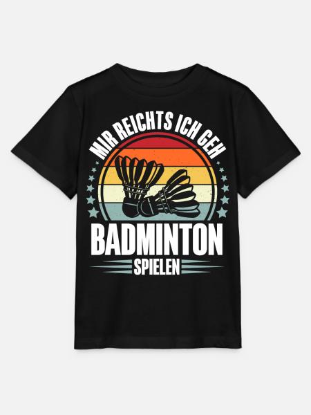 Badminton - Stanley/Stella Kinder T-Shirt MINI CREATOR  - Schwarz